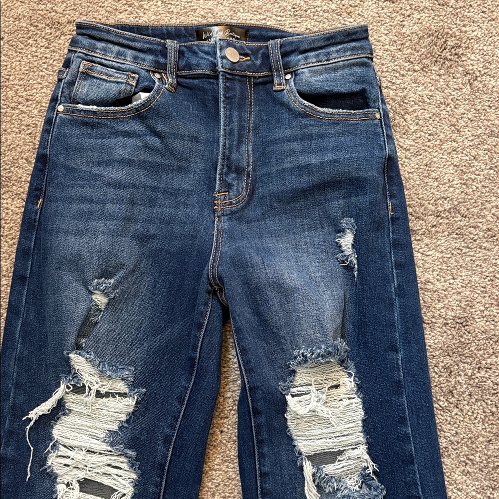 Risen womens flare jeans excellent condition - Picture 2 of 8